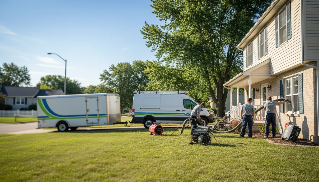 Flooded Basement Restoration And Cleanup With Repair in Magness, AR near me